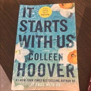 'It Starts With Us' Novel - Blue Cover